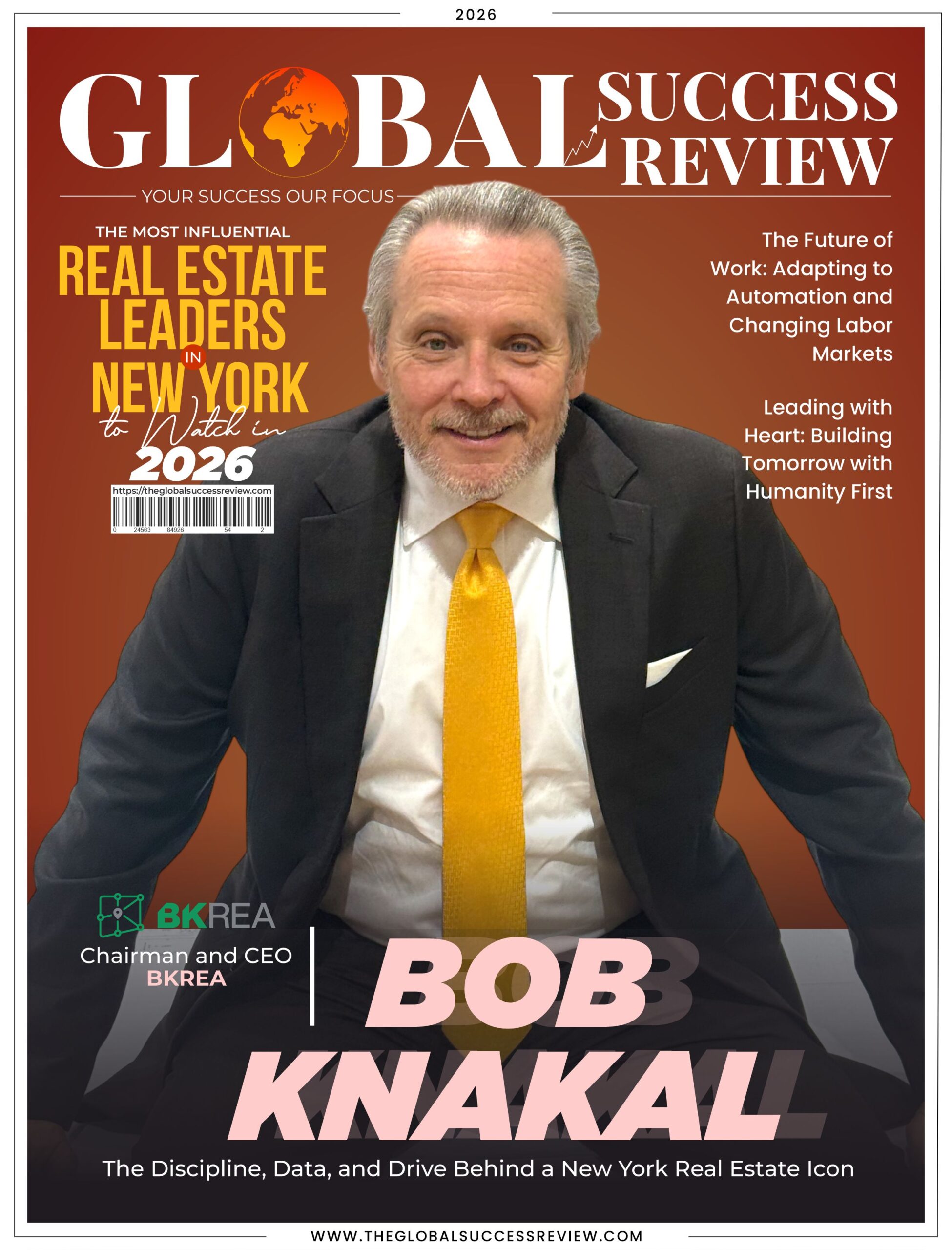 Bob Knakal Cover Page_The Global Success Review Magazine
