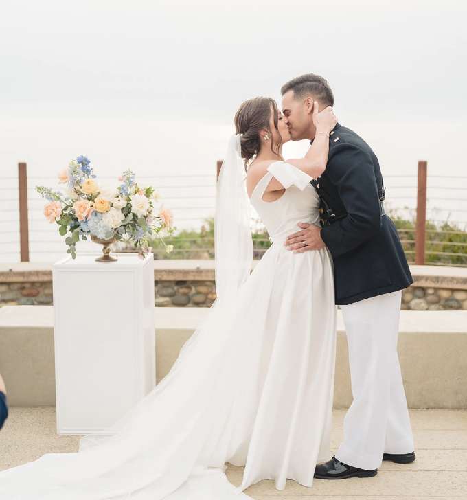 Samantha and Sundar at their wedding