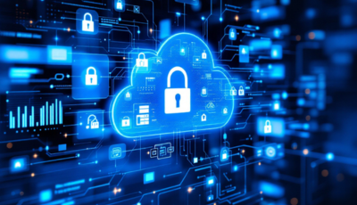 Visual representation of cloud computing security, highlighting advancements in data protection for the future.