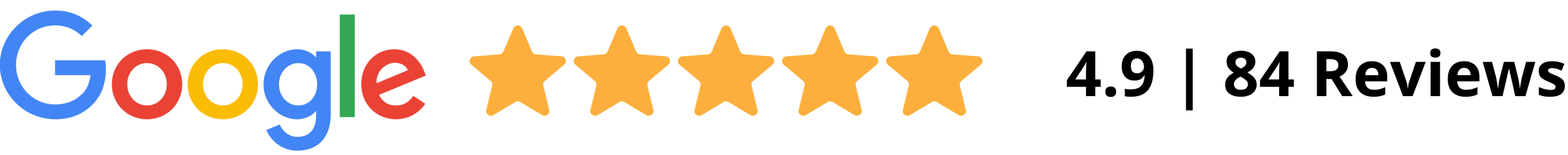 Google Review Badge 4.9 stars
