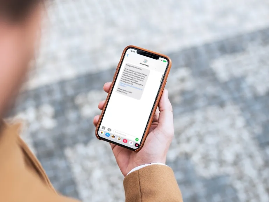 SMS mit Zahlungslink
