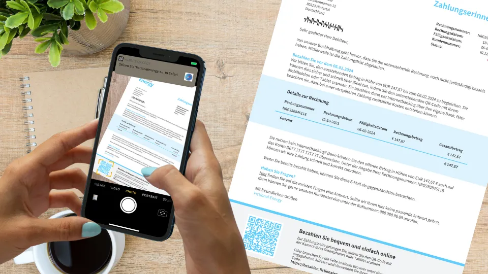 Müheloses Bezahlen mit unseren QR-Codes
