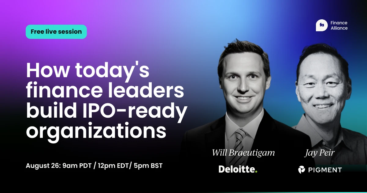 How today's finance leaders build IPO-ready organizations