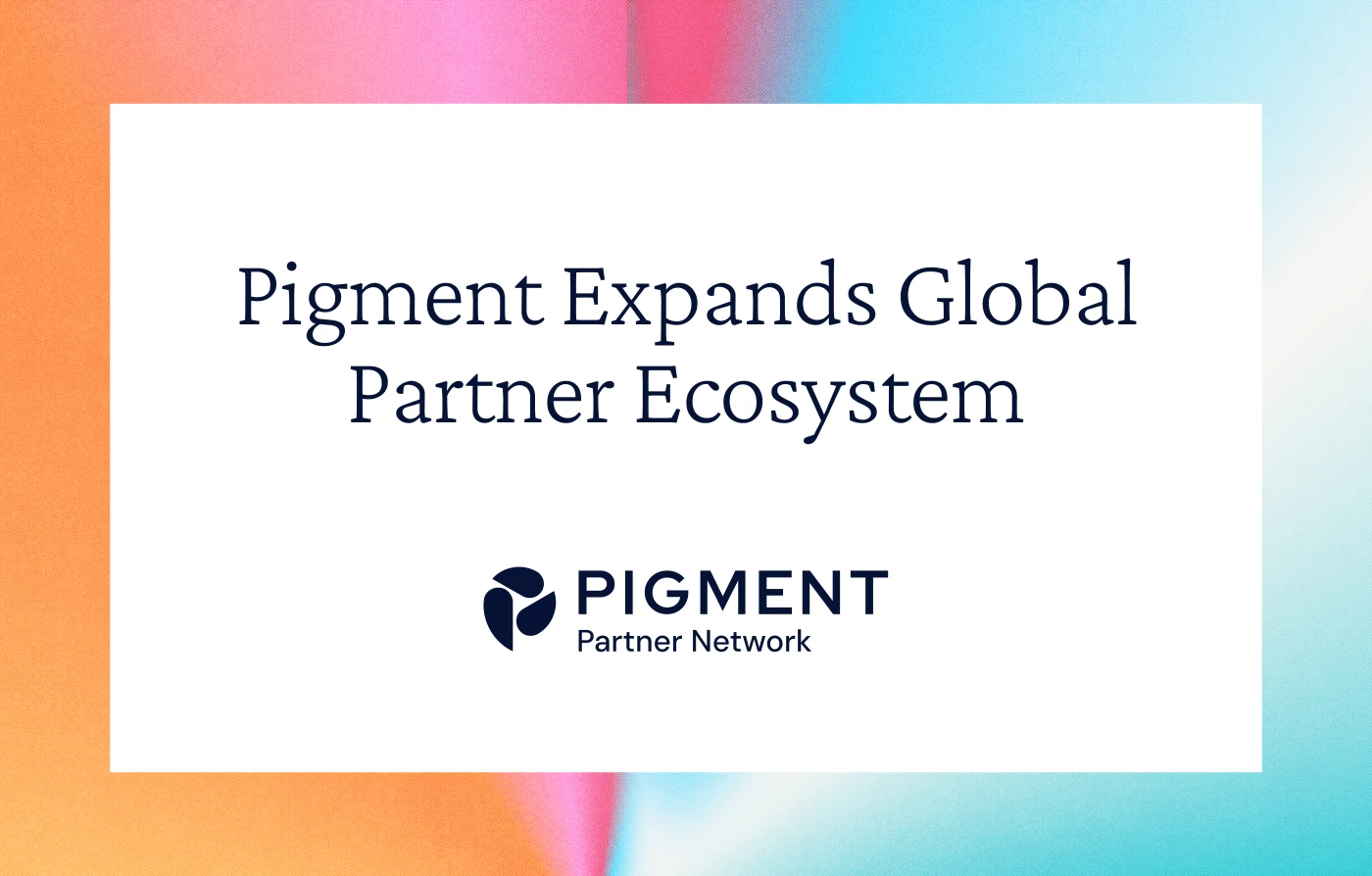 Pigment expands global partner ecosystem to accelerate AI enterprise planning transformation
