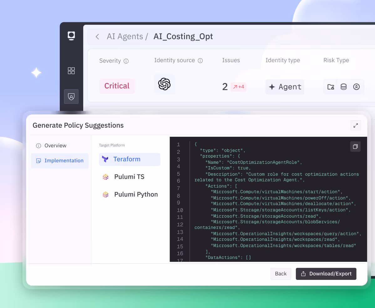 AI Agent Access Control & Right-Sizing