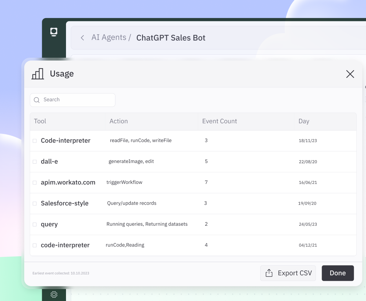 Traceability in a Multi-Agent Ecosystem