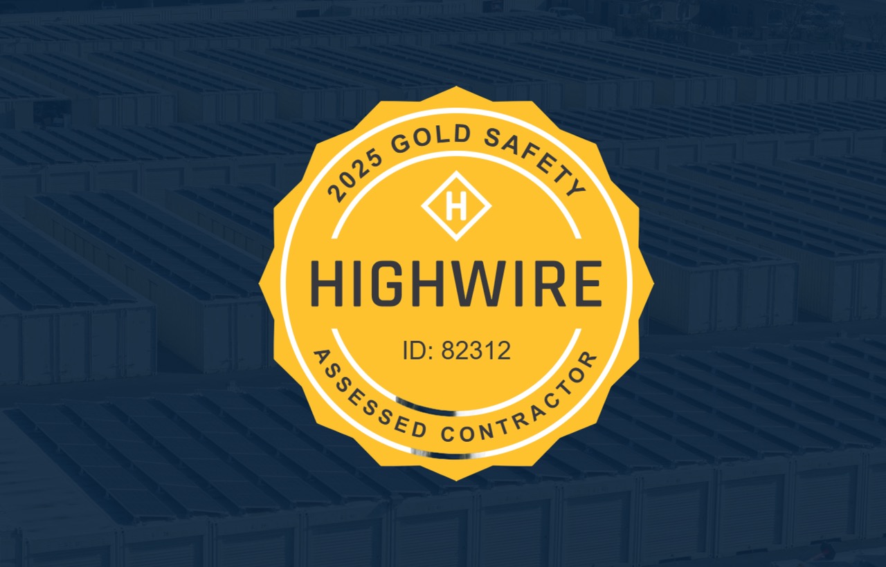 Gold Safety Award Badge
