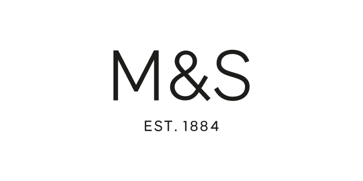 M&S logo with text EST. 1884 below the letters.