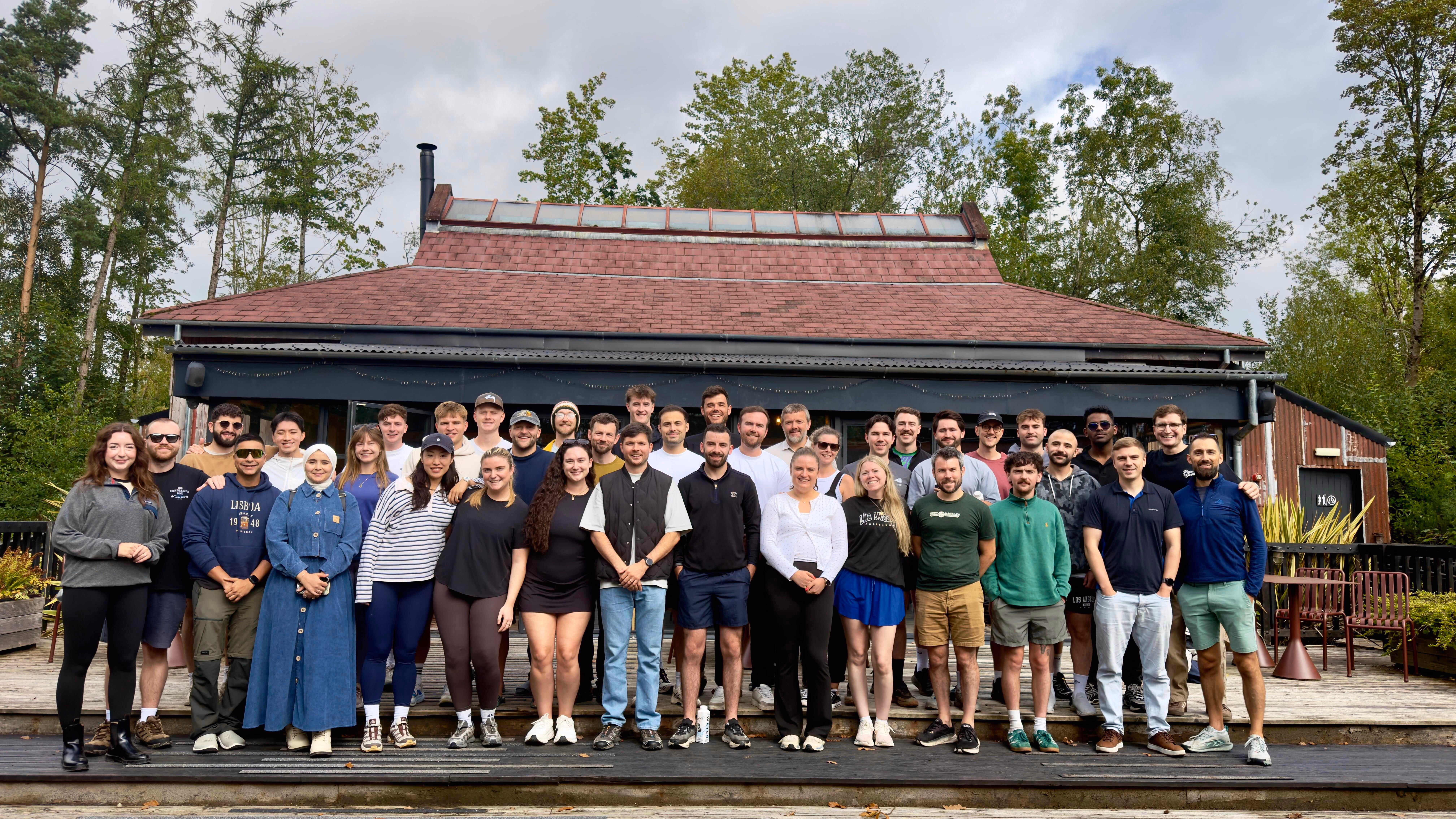 The bounce team on a company offsite in 2026