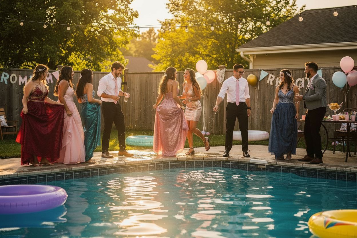 a funny summer prom party