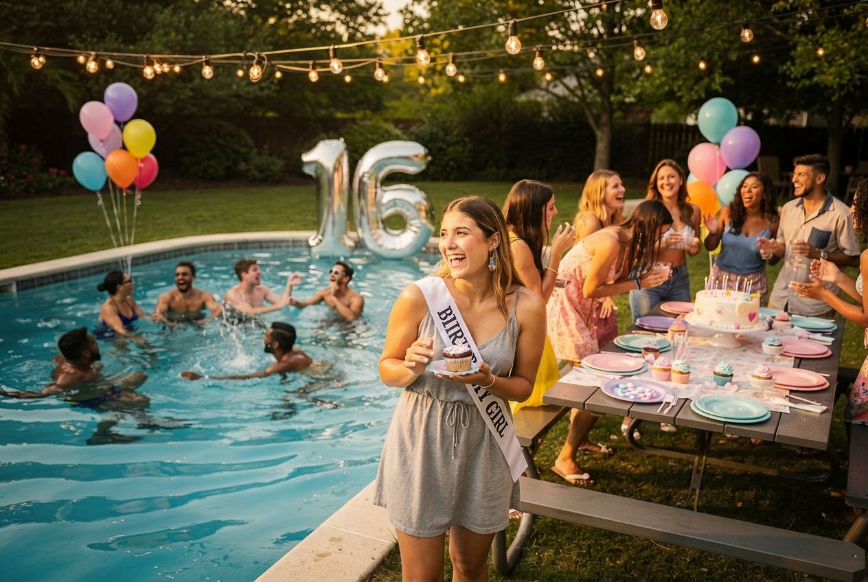 16 Sweet 16 Birthday Ideas (Decorations, Themes, & More) - Swimply Blog