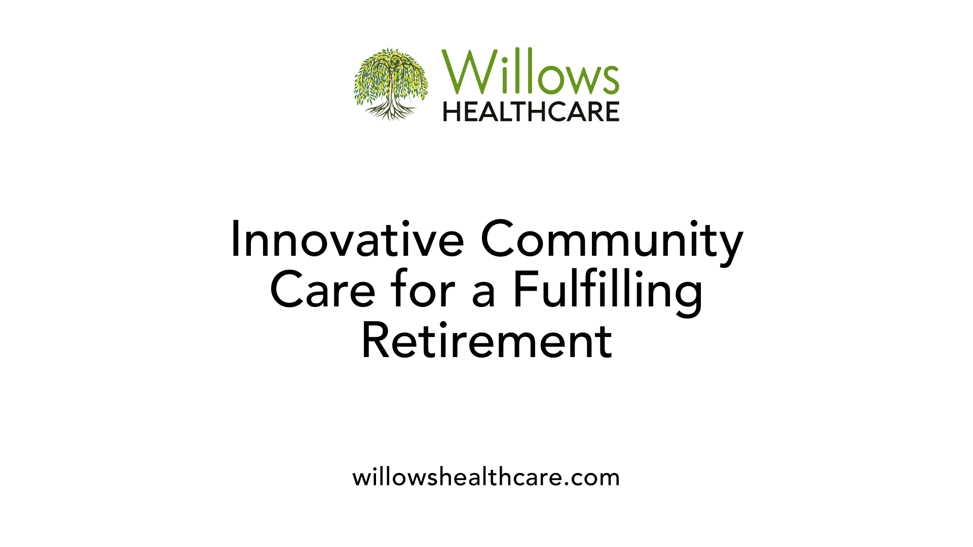 Innovative Community Care for a Fulfilling Retirement