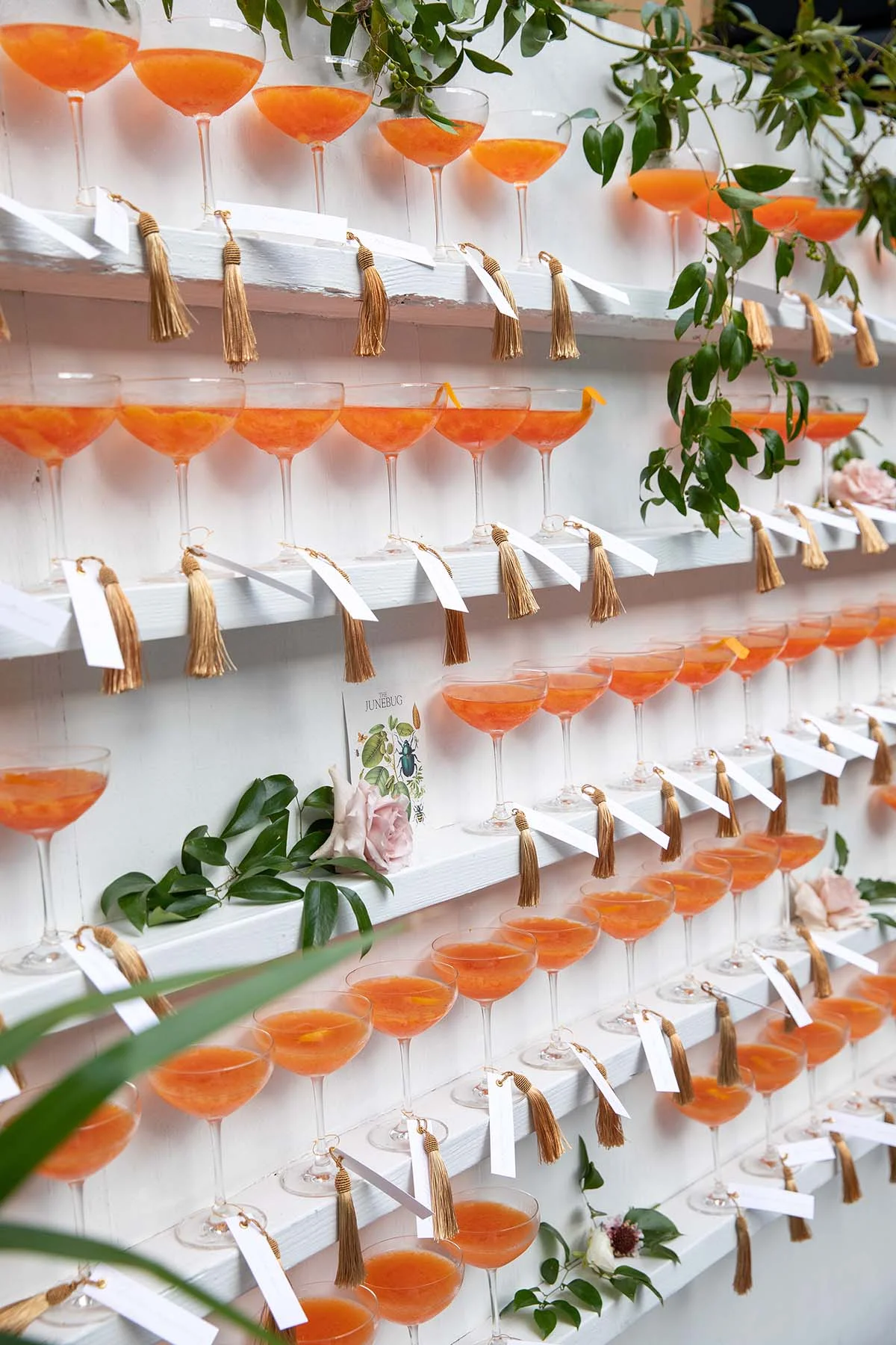 Imprint's curated cocktail wall greets guests at Graebel's insideMOBILITY conference