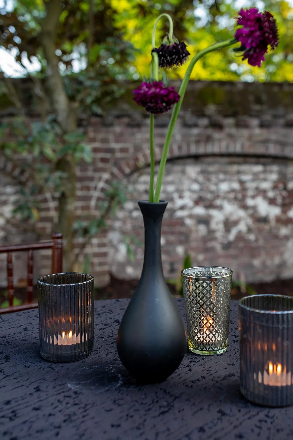 Imprint's floral and candlelit tablescape sets the mood at Graebel's insideMOBILITY event
