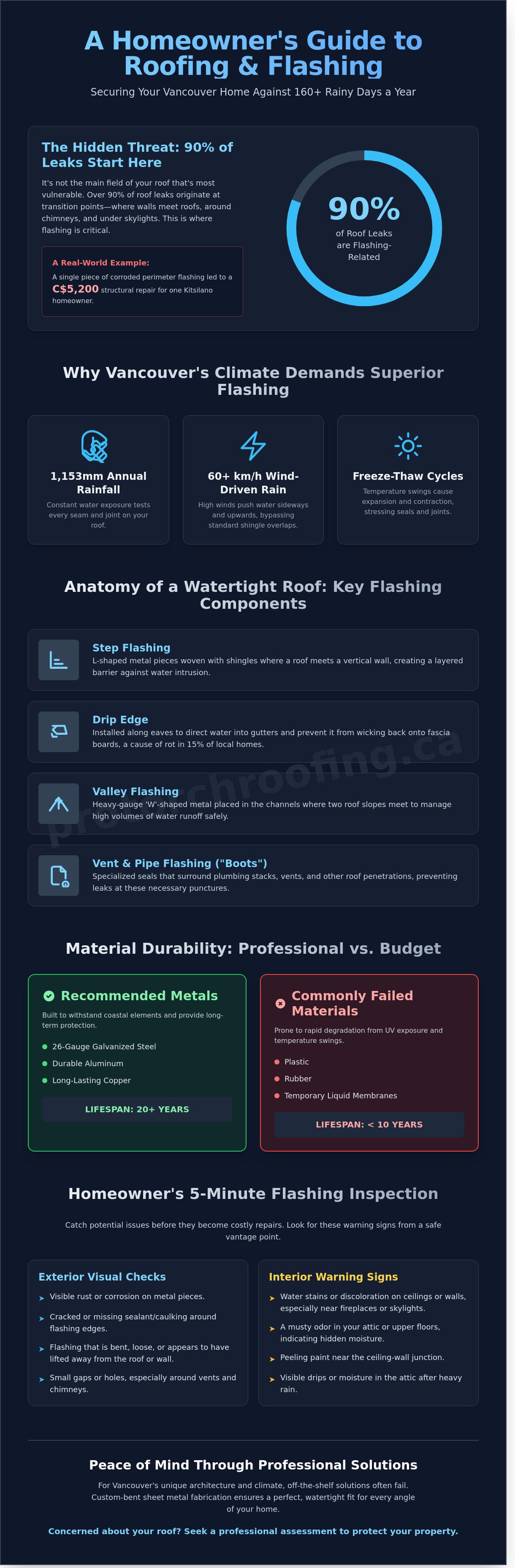 Roofing and flashing