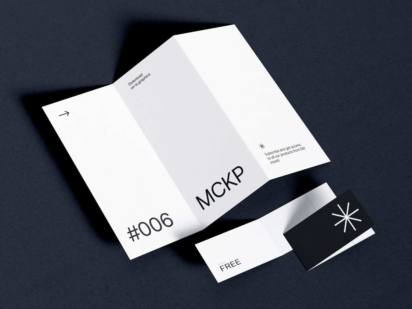 lanscape brochures mock up