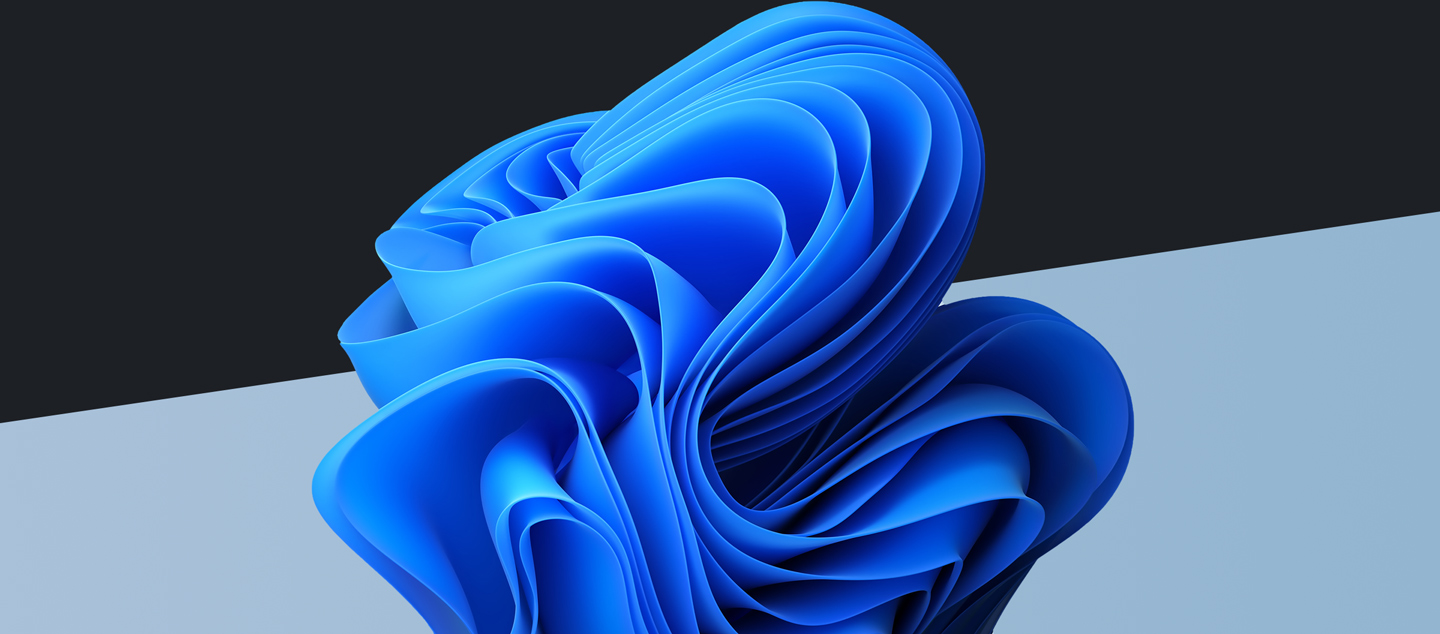 laptop with abstract image
