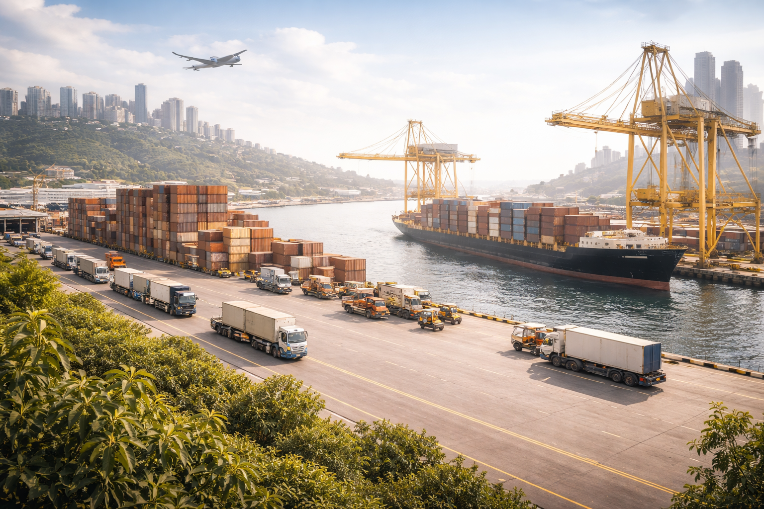 mexican port ai generated