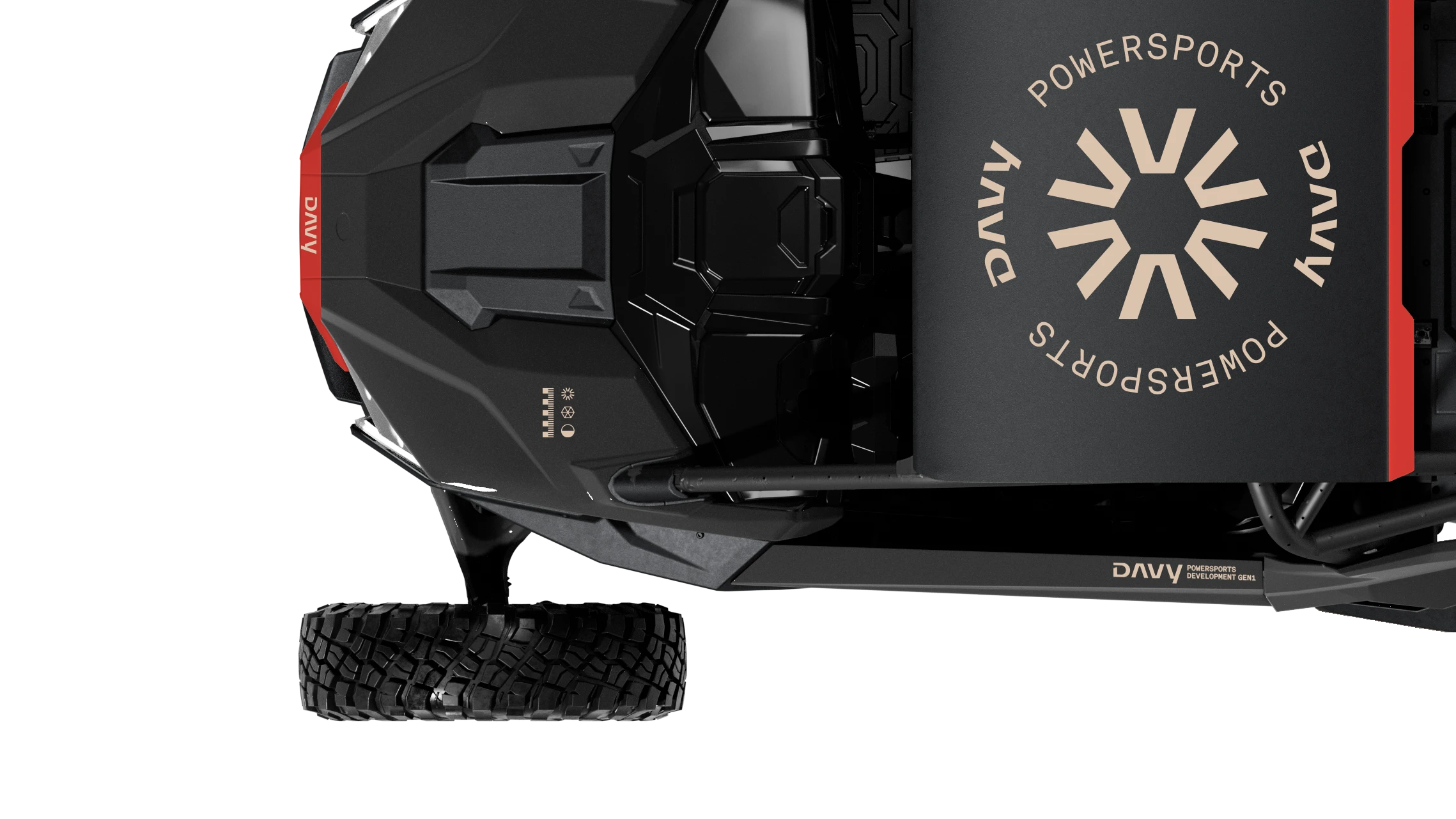 DAVY brand livery applied to Polaris RZR Pro R