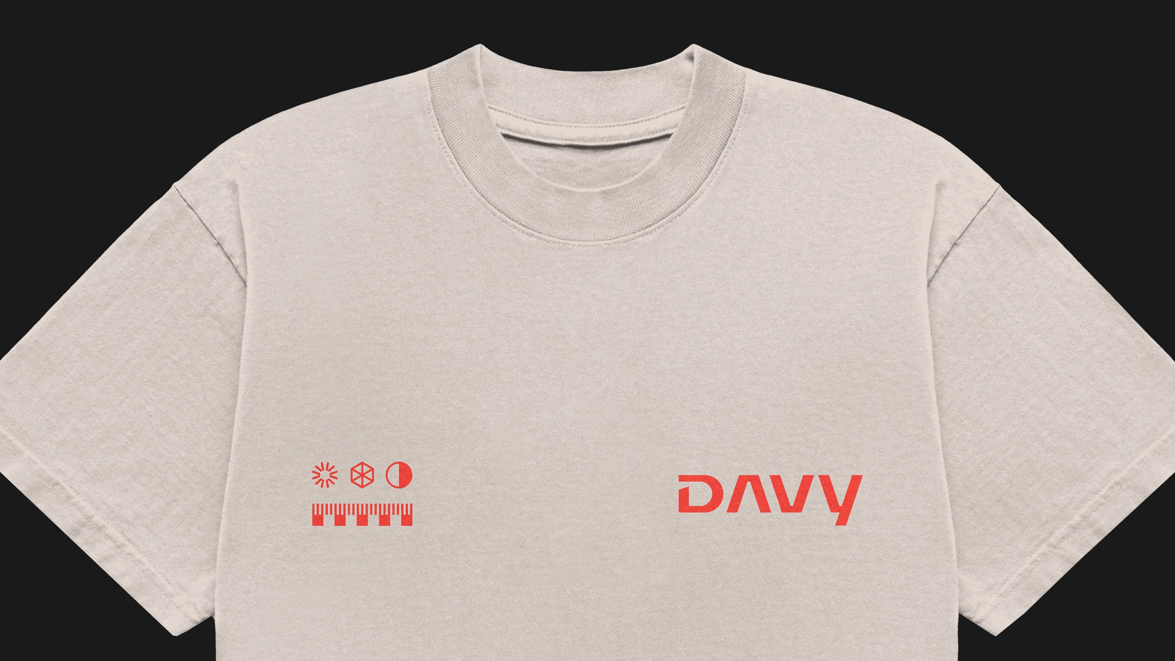 DAVY Powersports branded t-shirt mockup