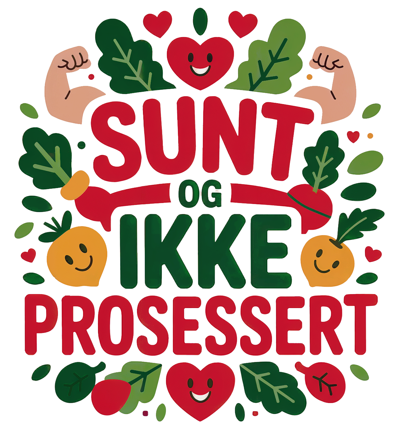 sunt og ikke prosessert mat ikon