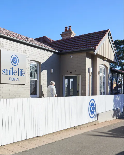 Picture from outside the Smile Life dental clinic in Leichhardt.