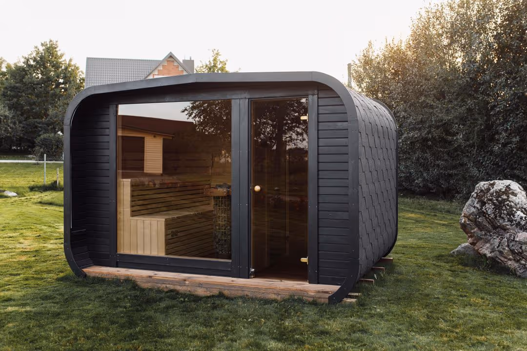 Lux Panoramic Sauna With Anteroom
