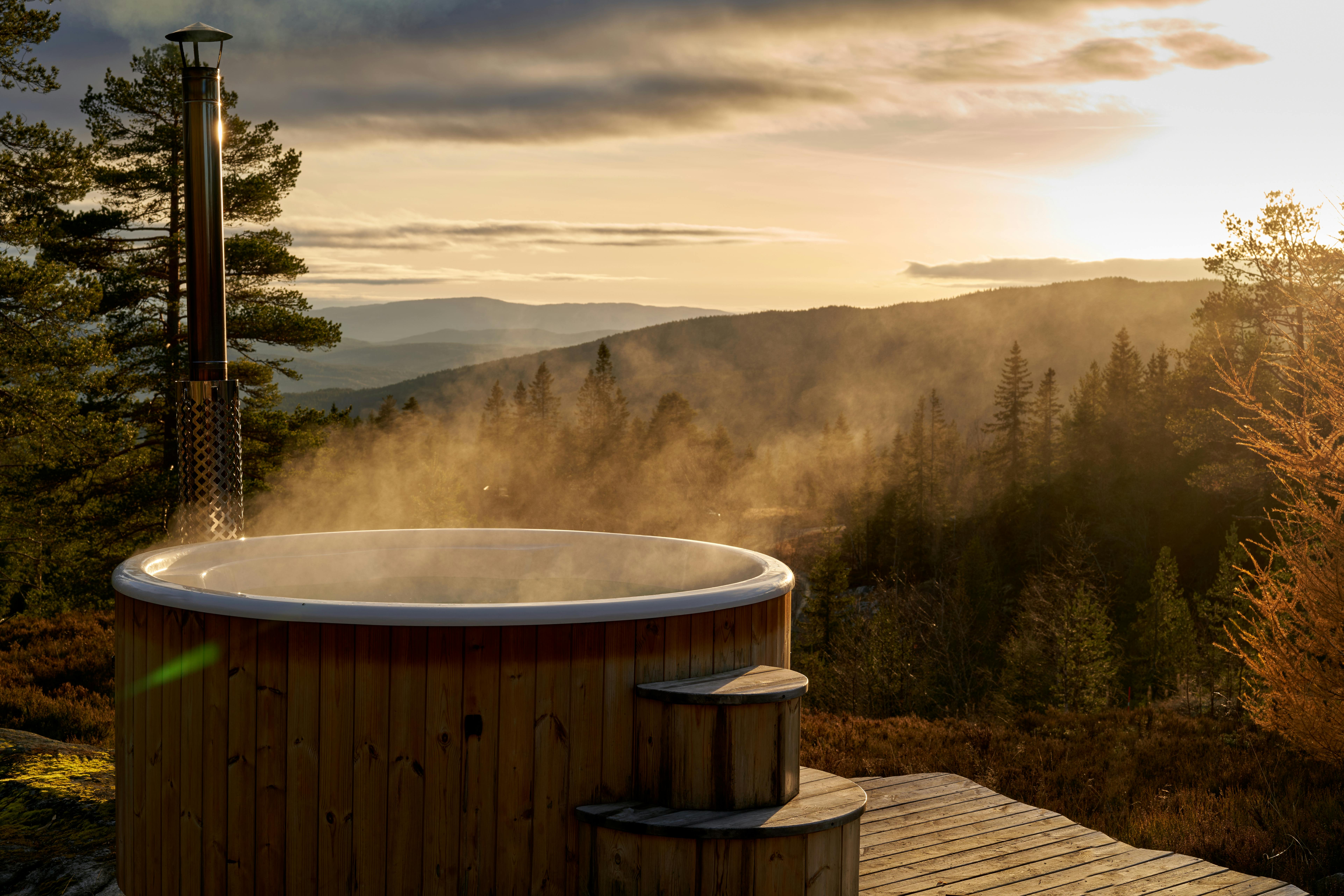 Hot Tub in Forest