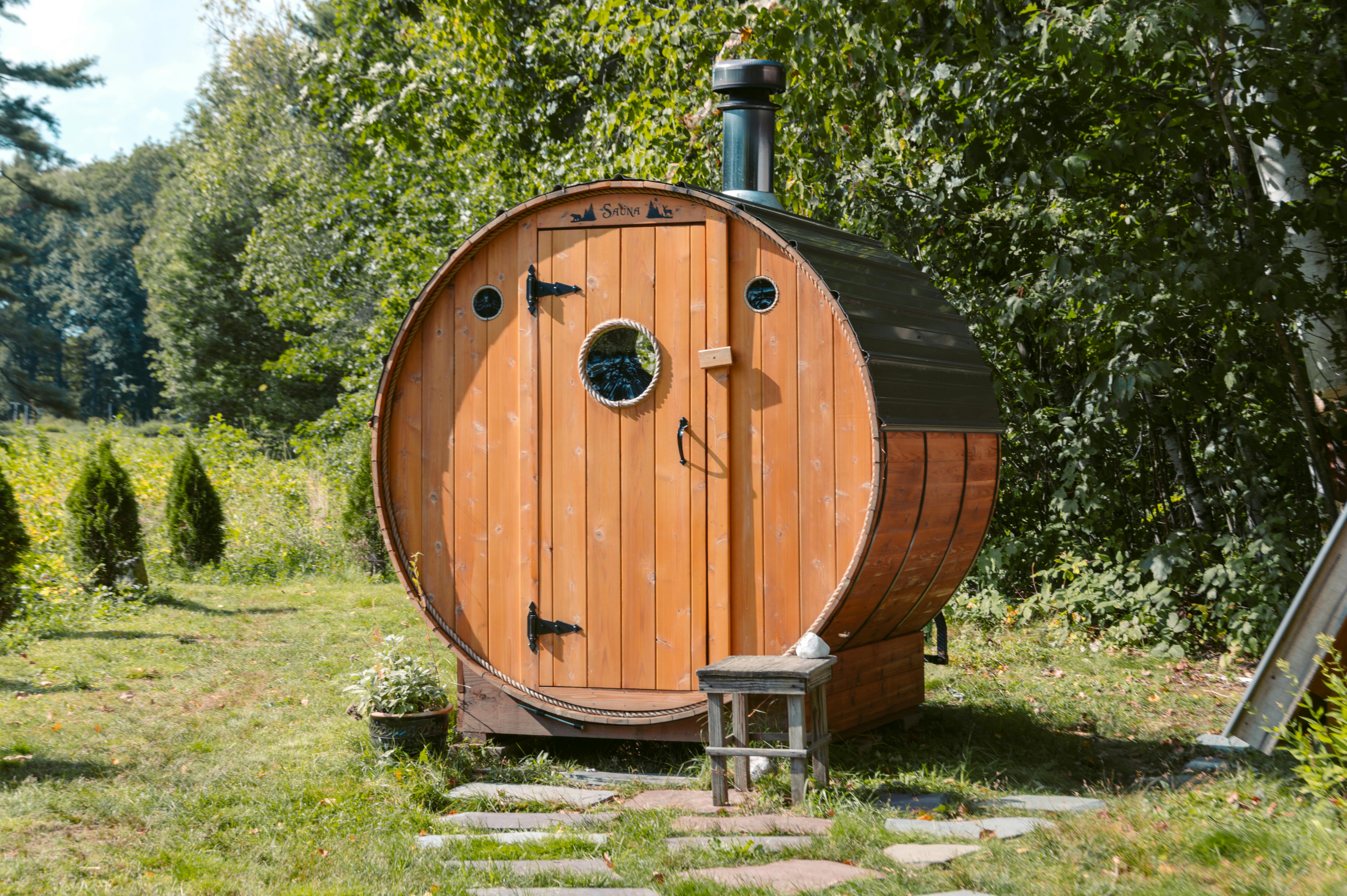 Barrel sauna