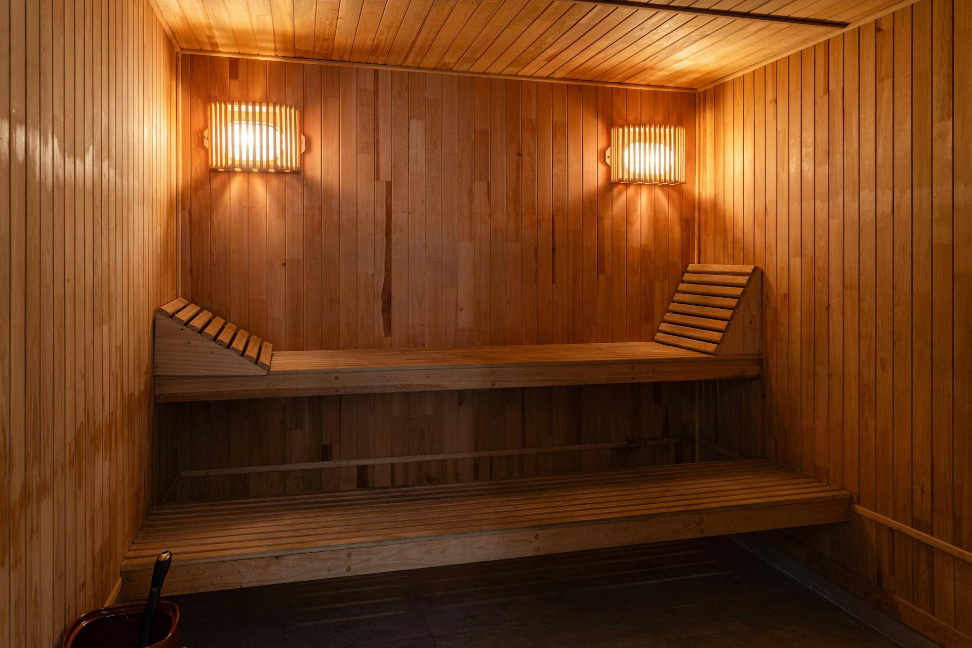 Finished DIY sauna