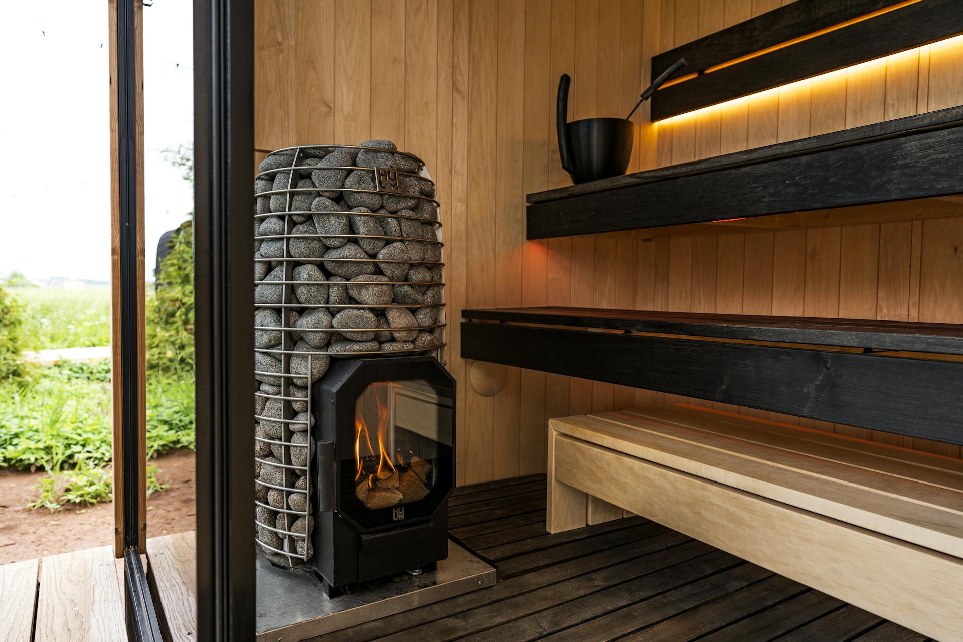 Wood-Burning sauna heater