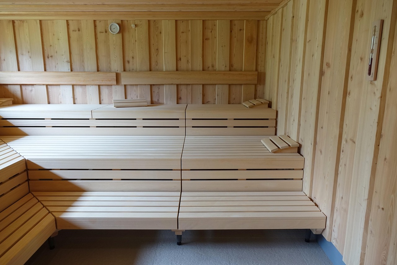 Sauna Wooden Bench