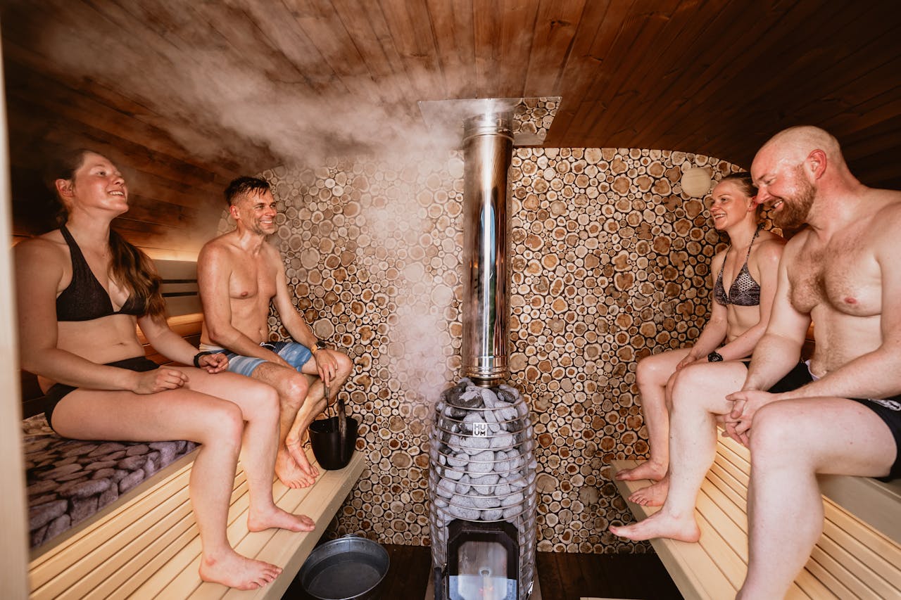 People In Sauna