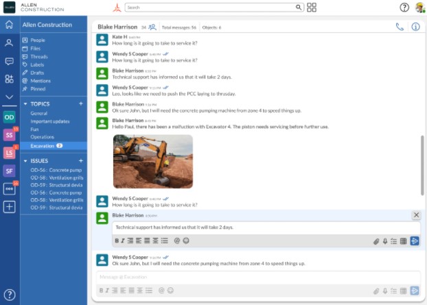 Collaboration App for Lean Construction