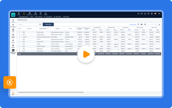 SOV Planned vs Actual
