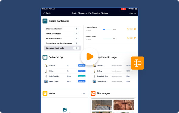 Daily Site Journal – Stay on Top of Site Operations, Anytime, Anywhere