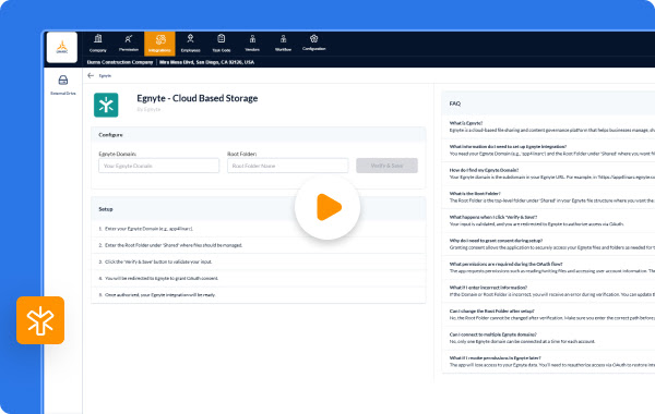 Connect Linarc with Egnyte