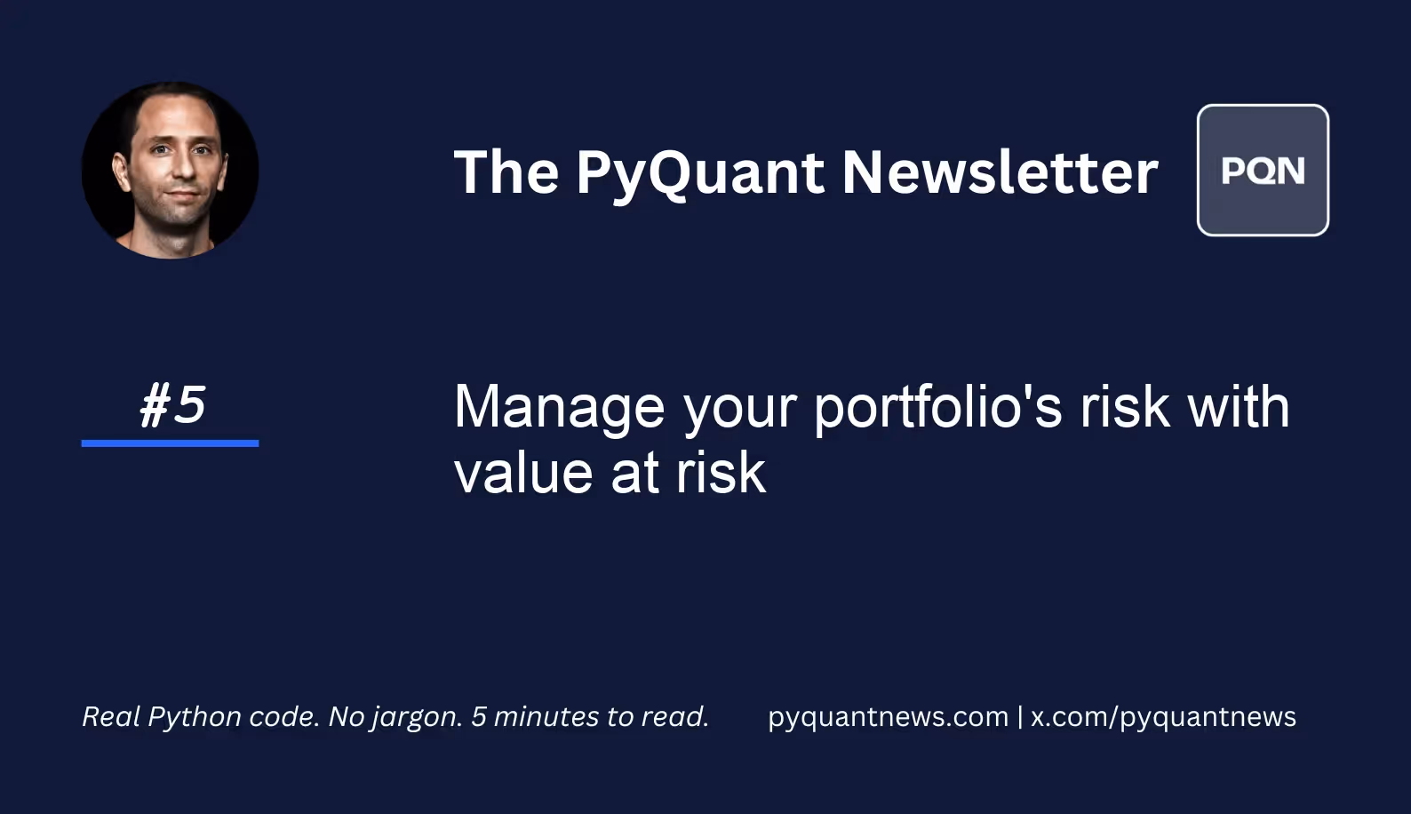 Manage your portfolio's risk with value at risk