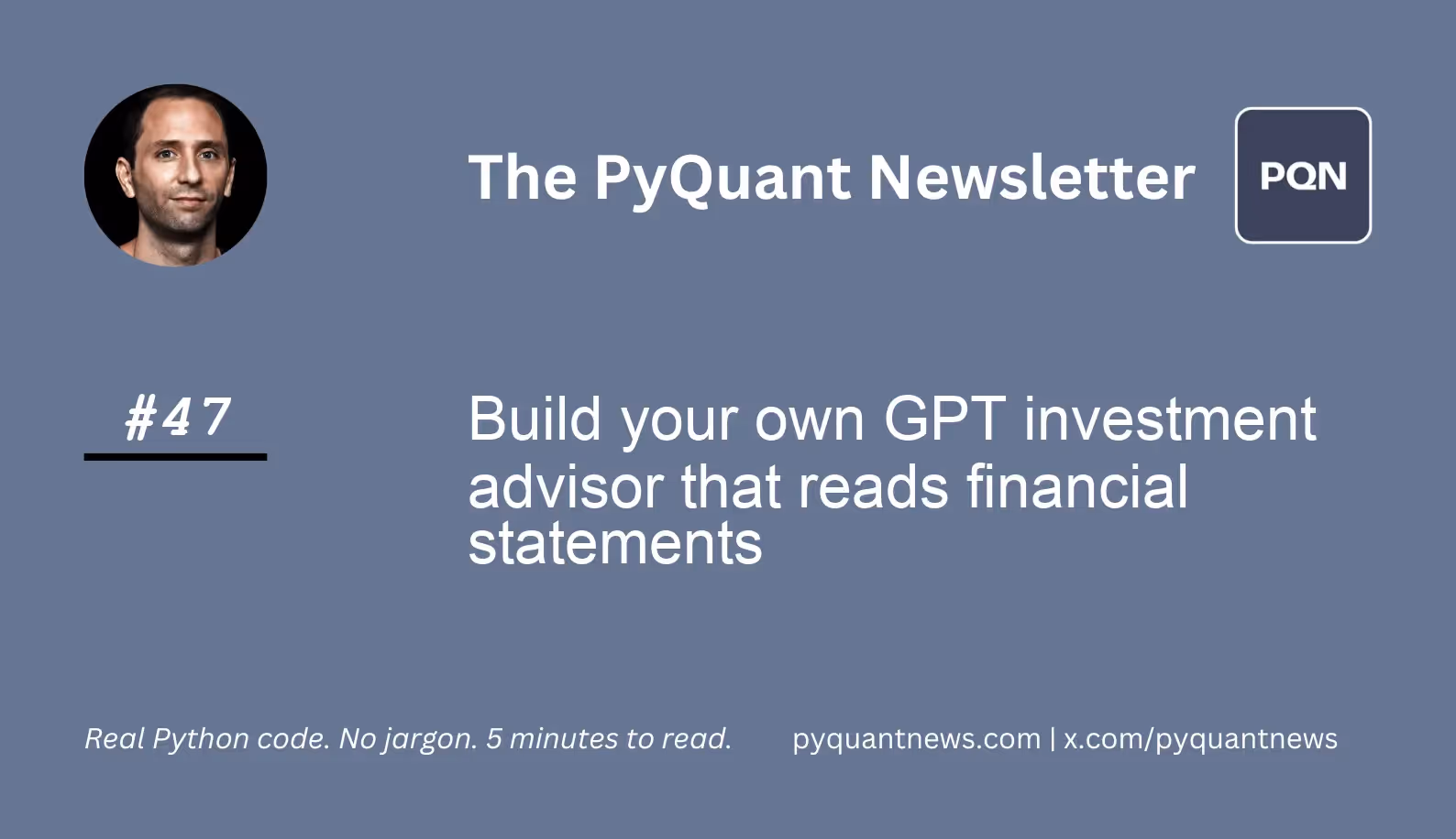 Build your own GPT investment advisor that reads financial statements