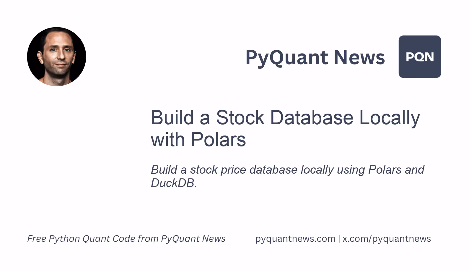 Build a Stock Database Locally with Polars