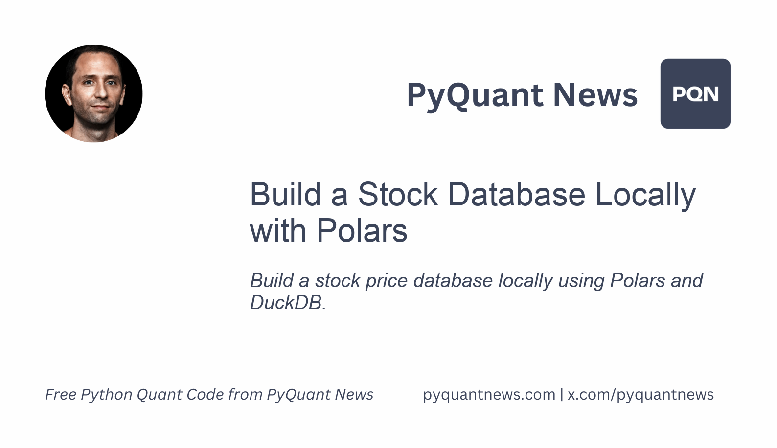 Build a Stock Database Locally with Polars