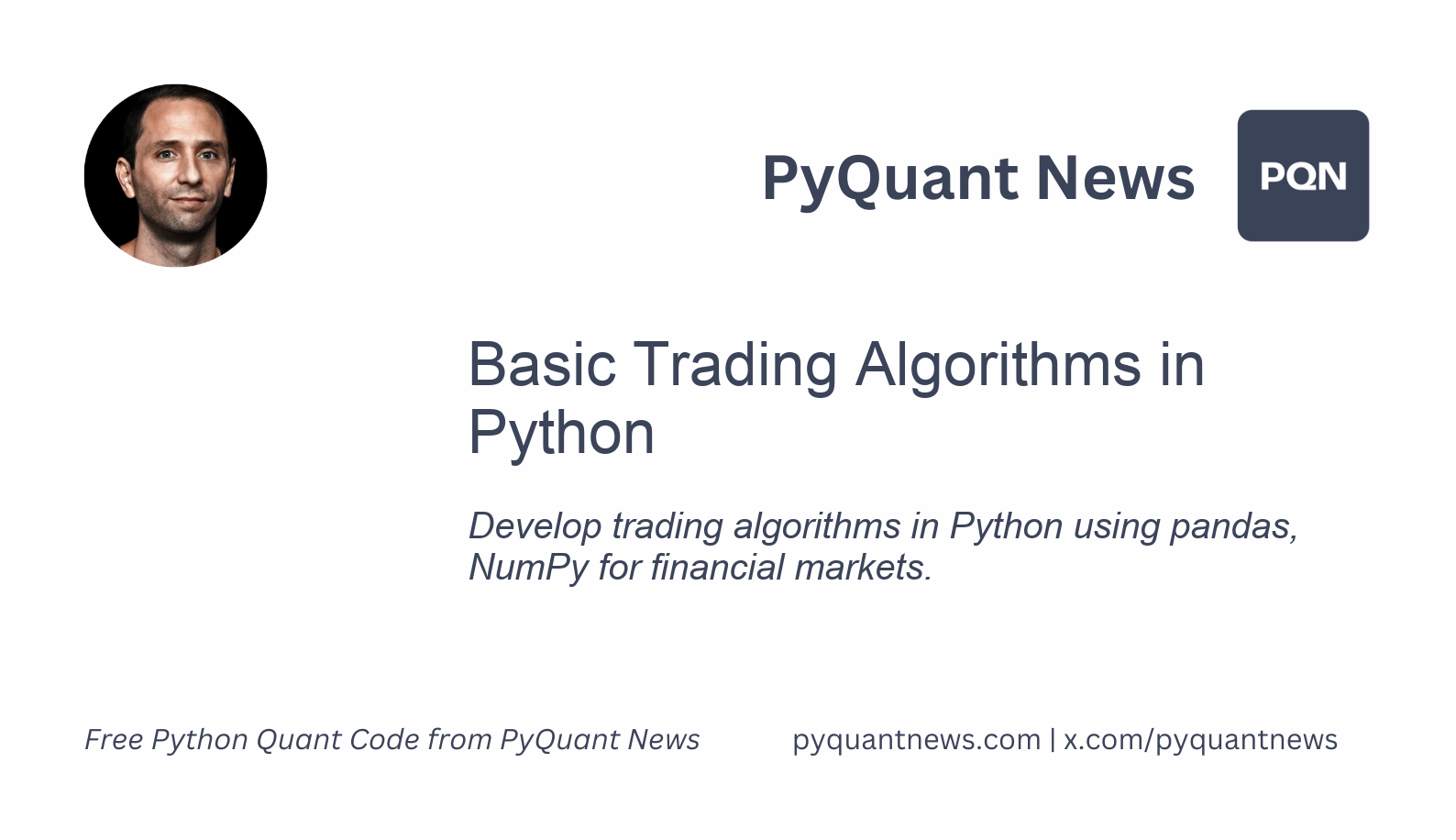 Basic Trading Algorithms in Python
