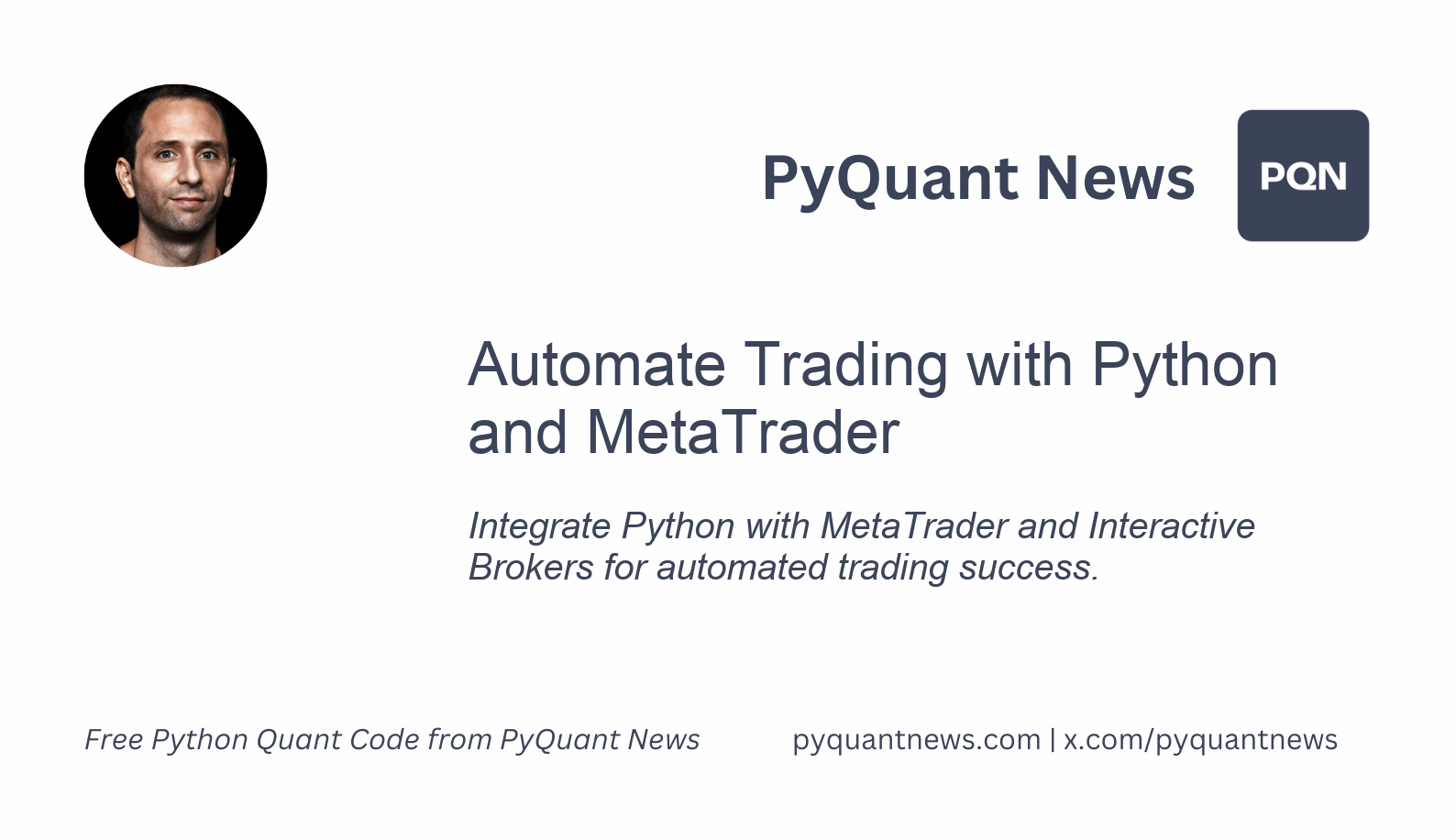 Automate Trading with Python and MetaTrader