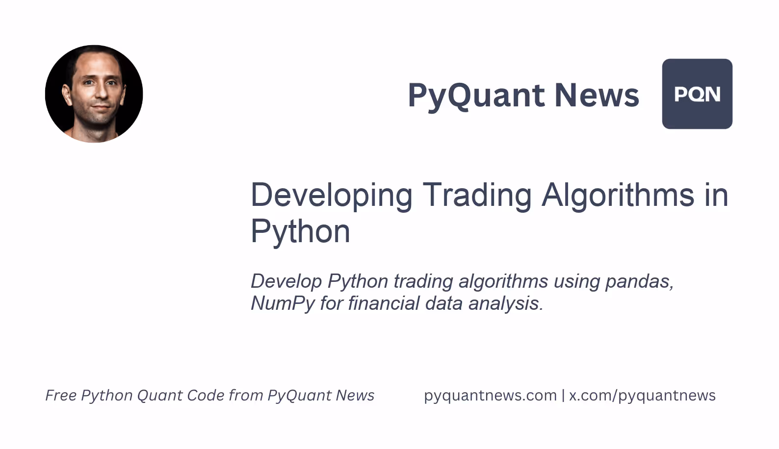 Developing Trading Algorithms in Python