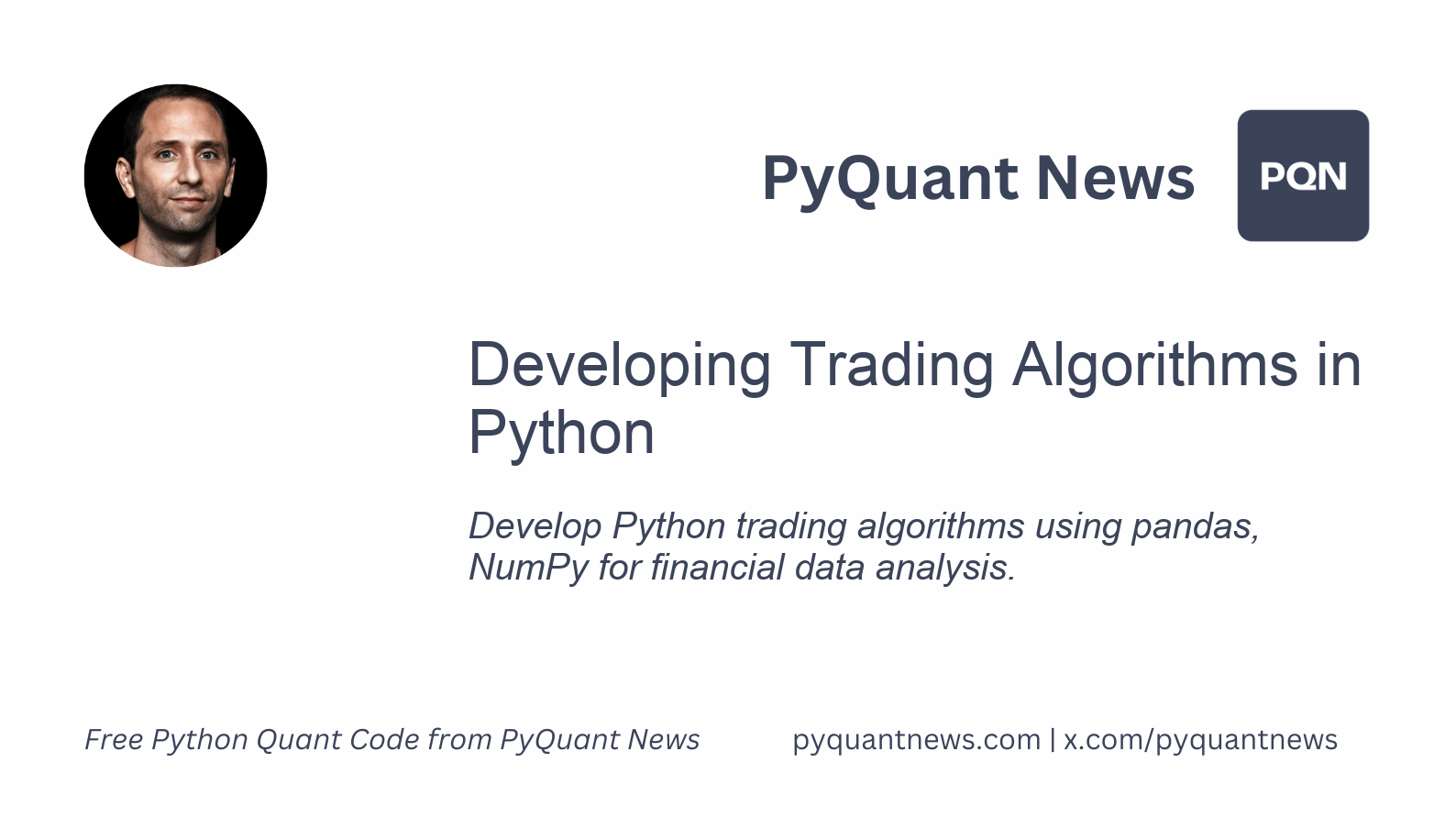 Developing Trading Algorithms in Python