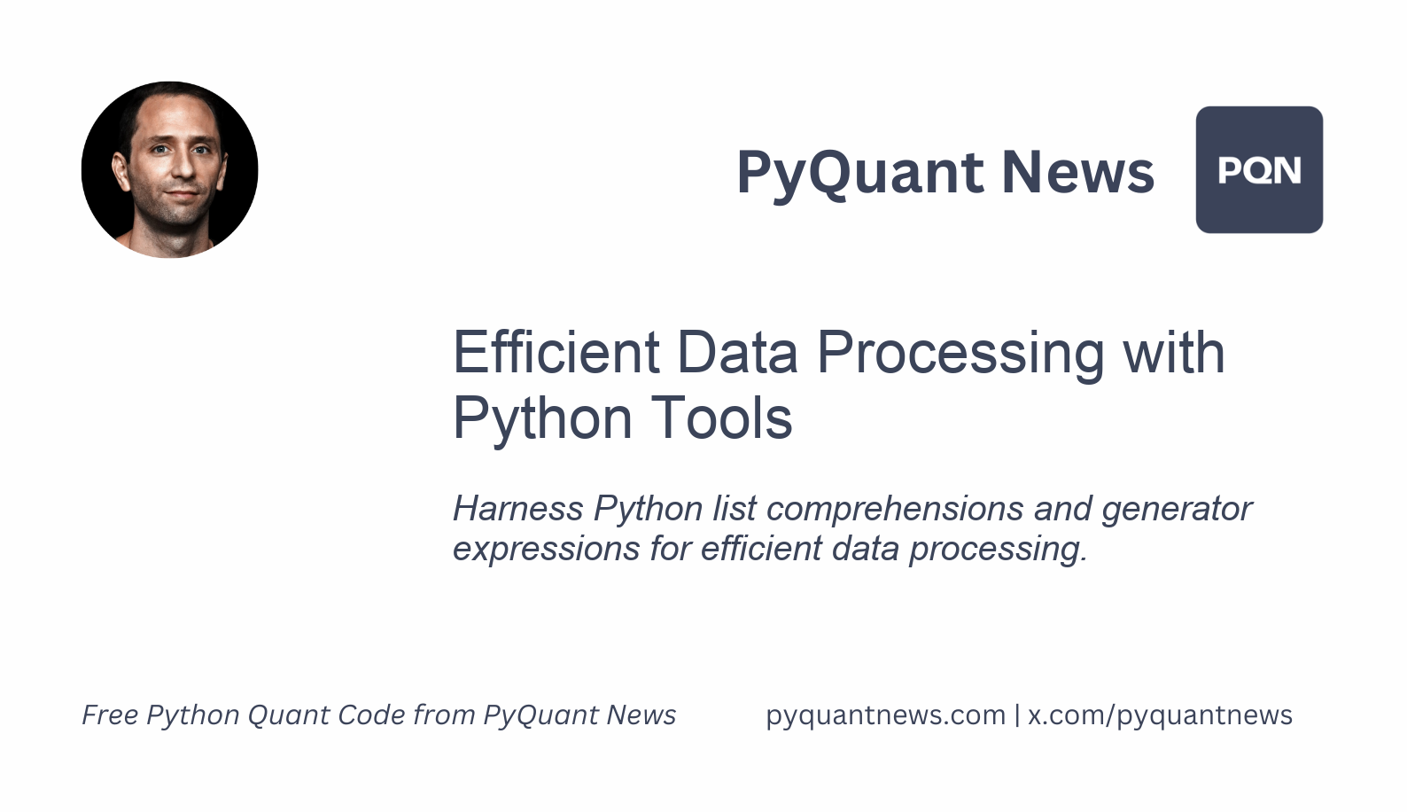 Efficient Data Processing with Python Tools