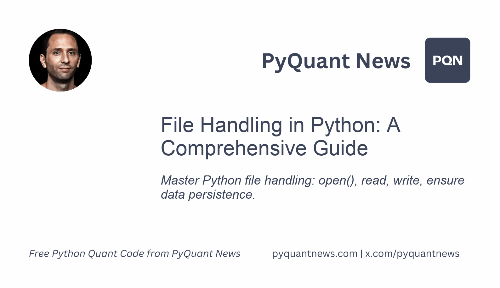 File Handling in Python: A Comprehensive Guide