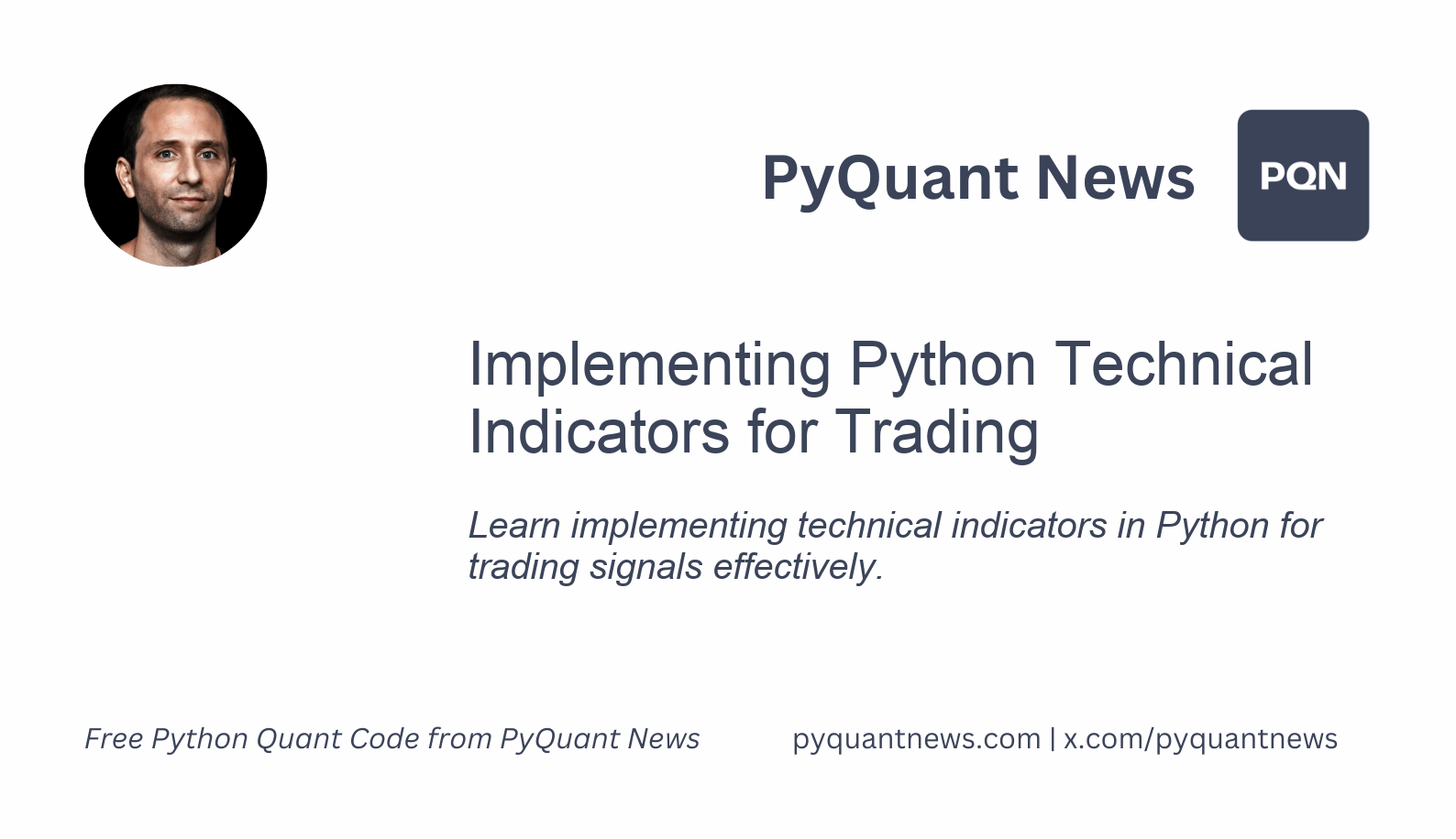 Implementing Python Technical Indicators for Trading