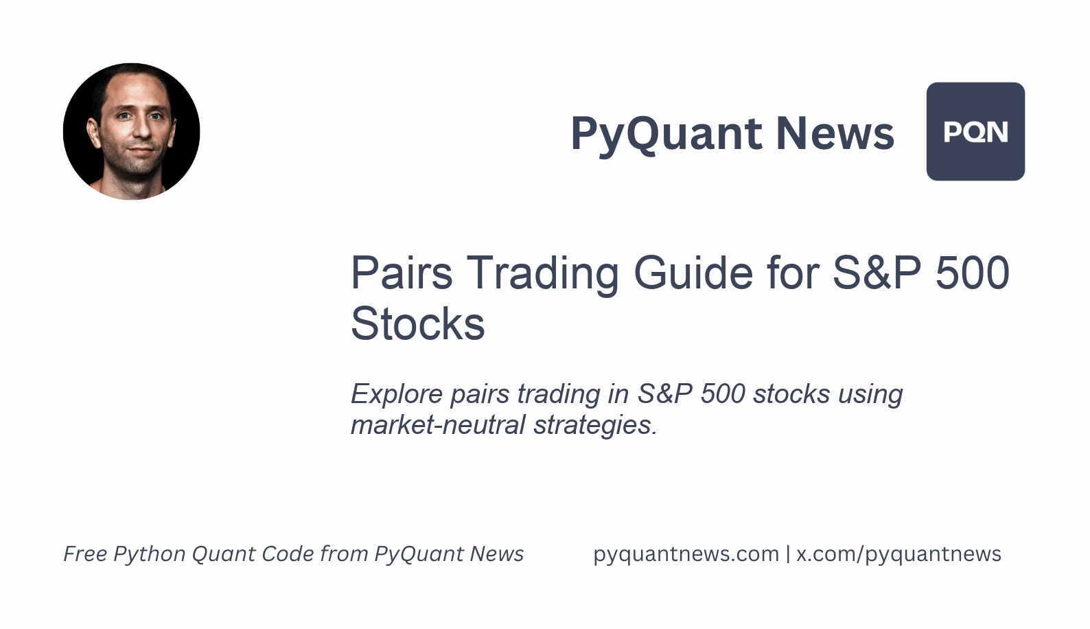 Pairs Trading Guide for S&P 500 Stocks