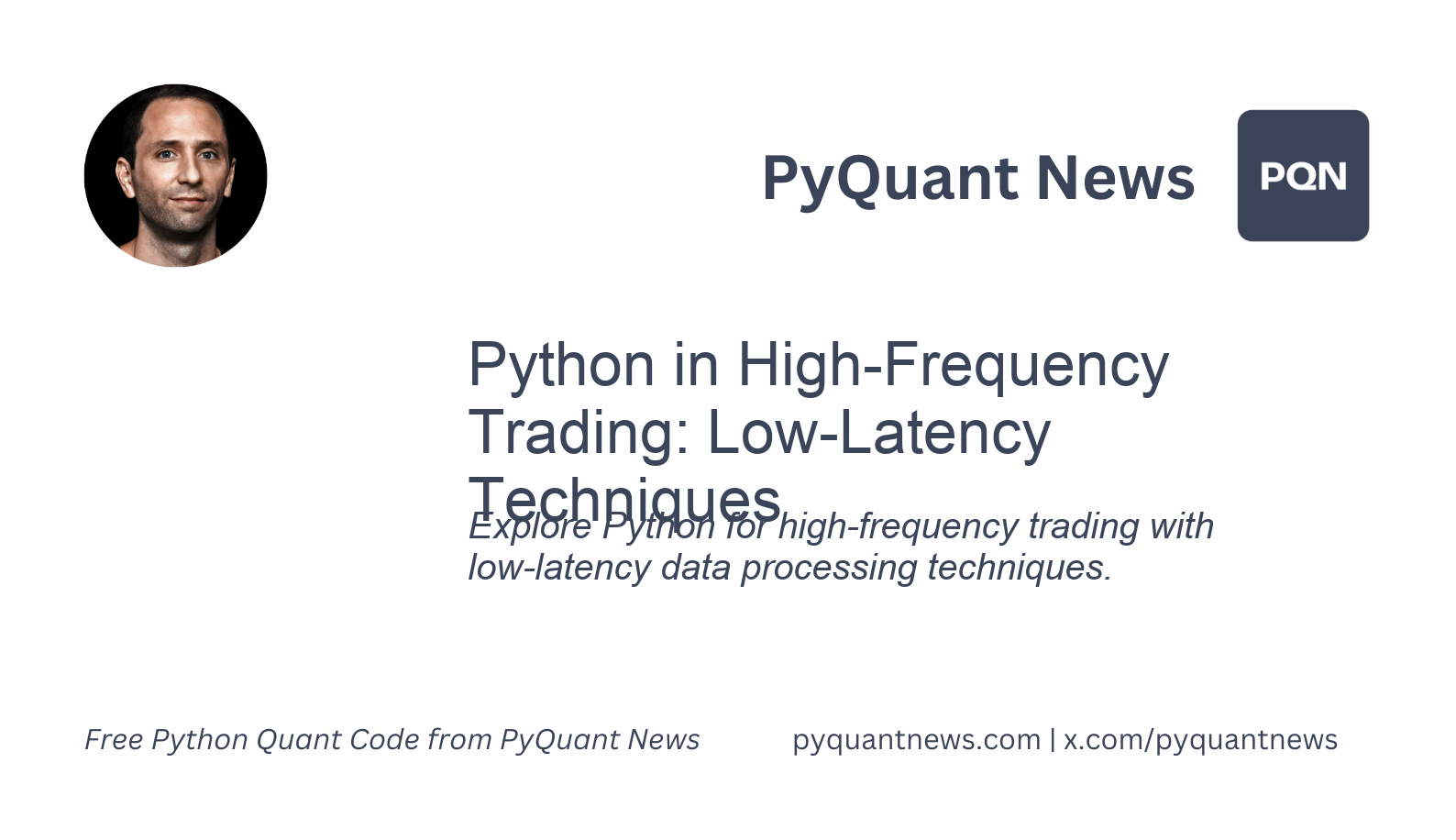Python in High-Frequency Trading: Low-Latency Techniques